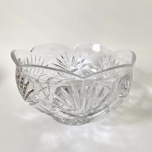 Vintage Crystal cut glass bowl,Full lead West Germany,Hampton Hall by NORITAKE